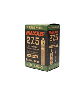 Maxxis Welterweight 27.5 x 1.50/1.75 FV Presta Valve Tube Maxxis Welterweight 27.5 x 1.50/1.75 FV Presta Valve Tube