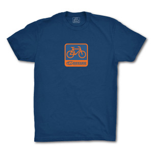 Maxima Bike Oils Sign T-Shirt Cool Blue Medium