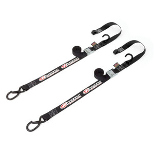 Maxima Bike Tie Downs Latch Hook 2 Pack Black