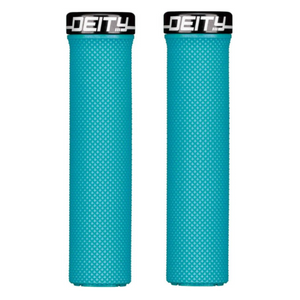 Deity Slimfit Lock-on Grips Turquoise Deity Slimfit Lock-on Grips Turquoise