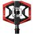 Crankbrothers Pedals Hybrid MTB Double Shot 3 Red Black