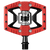 Crankbrothers Pedals Hybrid MTB Double Shot 3 Red Black