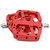e*thirteen Base Flat Pedal Comp Body 22 pins Red
