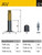 Black Cat Bike Tube Schrader AV 26 x 1.95/2.125