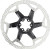 Reverse Brake Disc Rotor AL/Steel 200mm Black