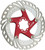 Reverse Brake Disc Rotor Aircon 180mm Red