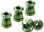 Reverse Chain ring Bolt Set Green