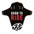 Reverse Mud guard MTB Bike Born to Ride Black Red