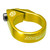 Reverse Seat Post Clamp - Bolt Type 34.9mm Gold