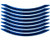 Reverse Stickerkit for 27.5 inch Rims Blue