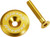Reverse Stem Cap with Screw - Gold