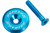 Reverse Stem Cap with Screw - Lt Blue