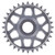 e*thirteen Helix Race e*spec Direct Mount Chainring for Bosch CX/SX - 34T, 15mm Offset, Sterling Silve