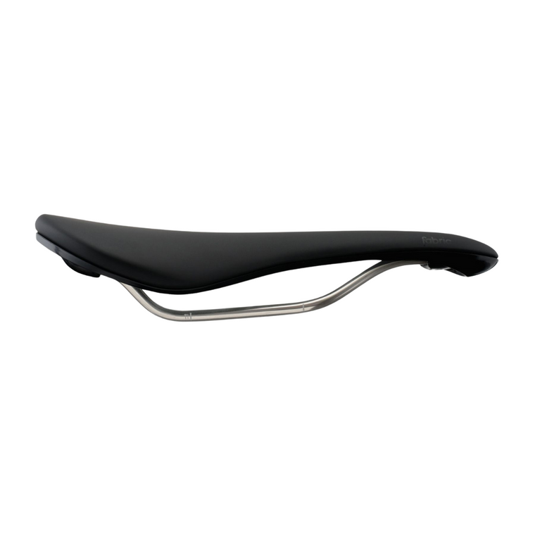 Fabric Scoop Race Shallow Saddle Nylon Base with Titanium Rails Black