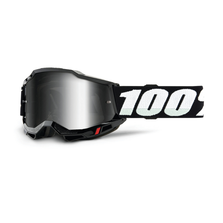 100% Accuri 2 MTB Goggles Black with Clear Lens
