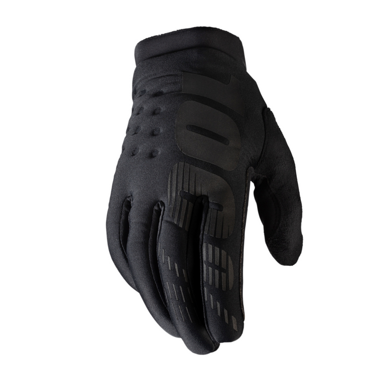 100% Brisker Cold Weather MTB Gloves Black XL