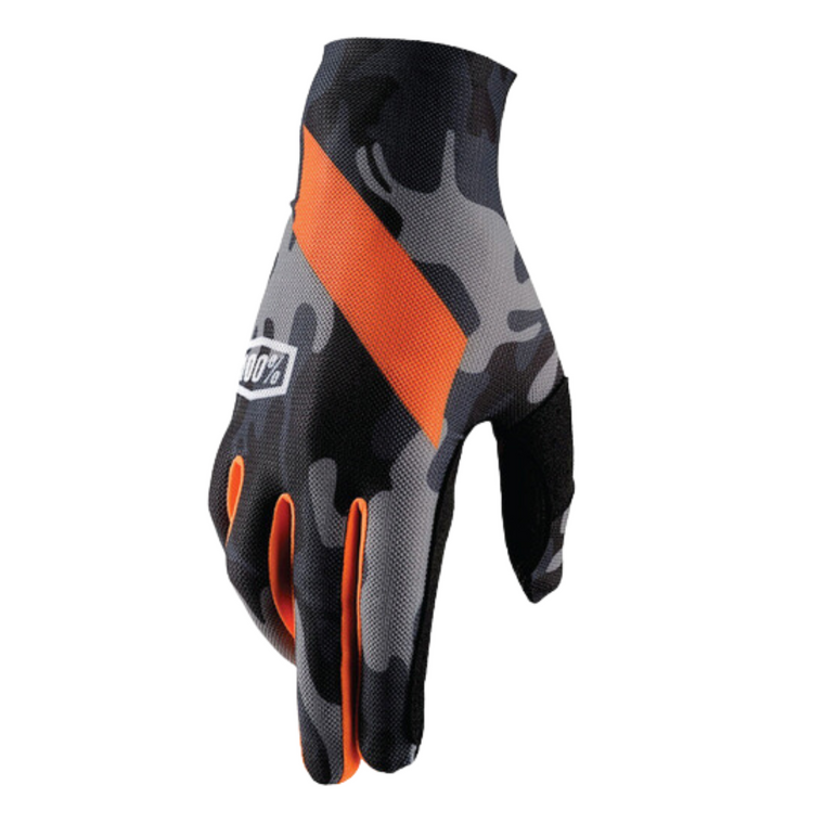 100% Celium MTB Gloves Black Camo XL