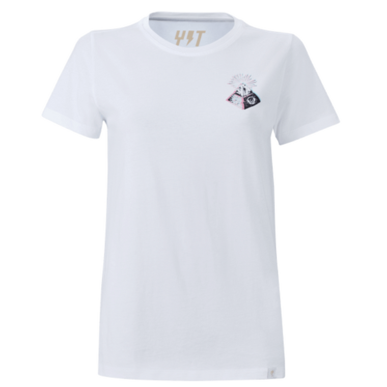 YT Pyramid T-Shirt  White Womens front