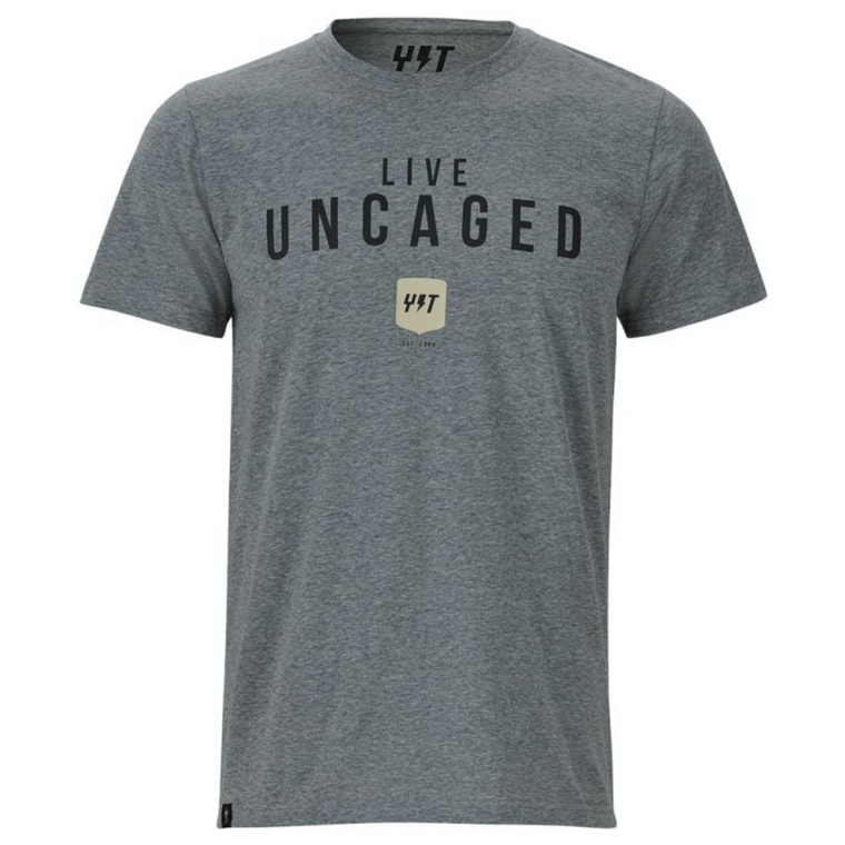 YT Uncaged T-Shirt  Grey Melange front