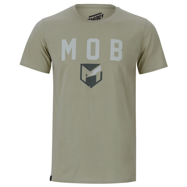 YT MOB Front Logo T-Shirt  Light Olive front