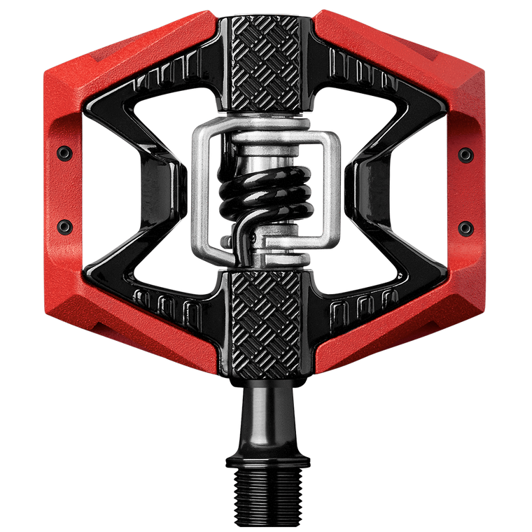 Crankbrothers Pedals Hybrid MTB Double Shot 3 Red Black