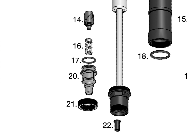 Crankbrothers Seatpost Part Highline Actuator Housing (Part20)