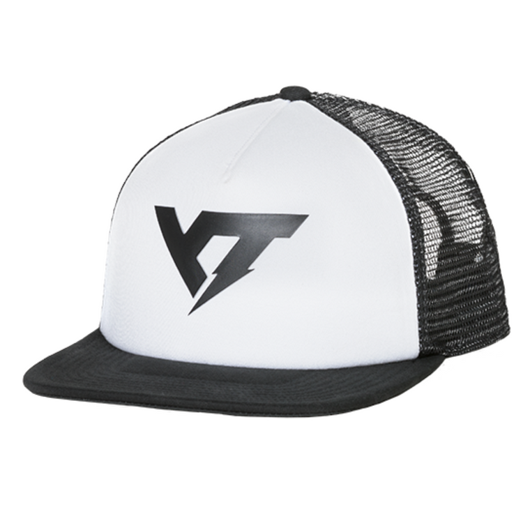 YT Logo Trucker Snapback Cap Black/White