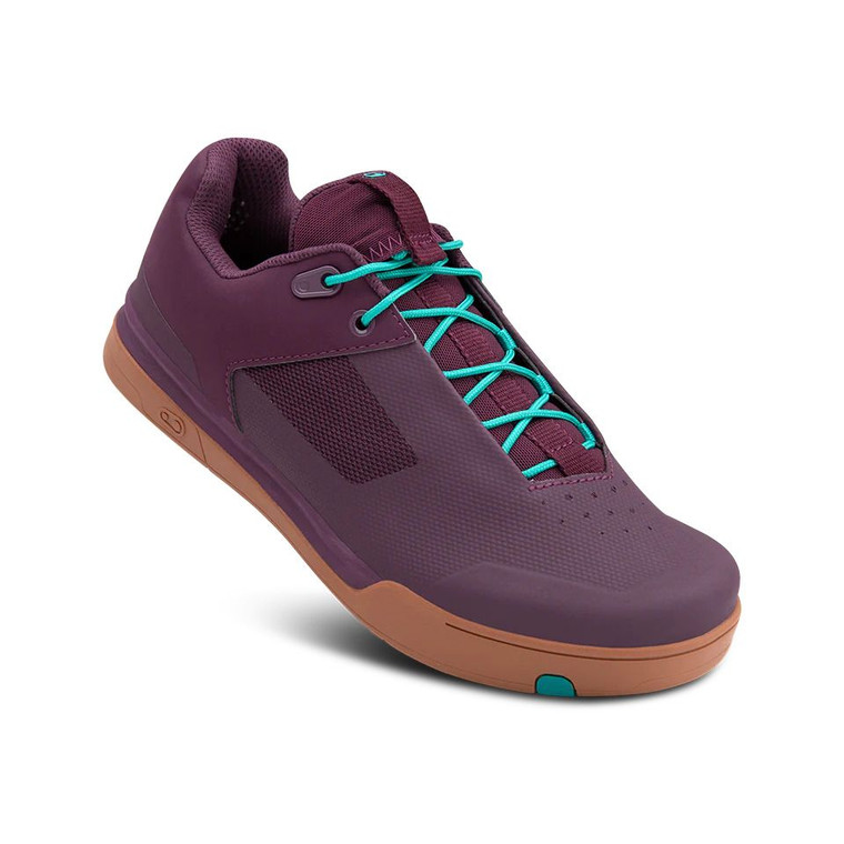Crankbrothers Shoes Mallet Lace Purple / Teal Blue - Gum outsole 13.0