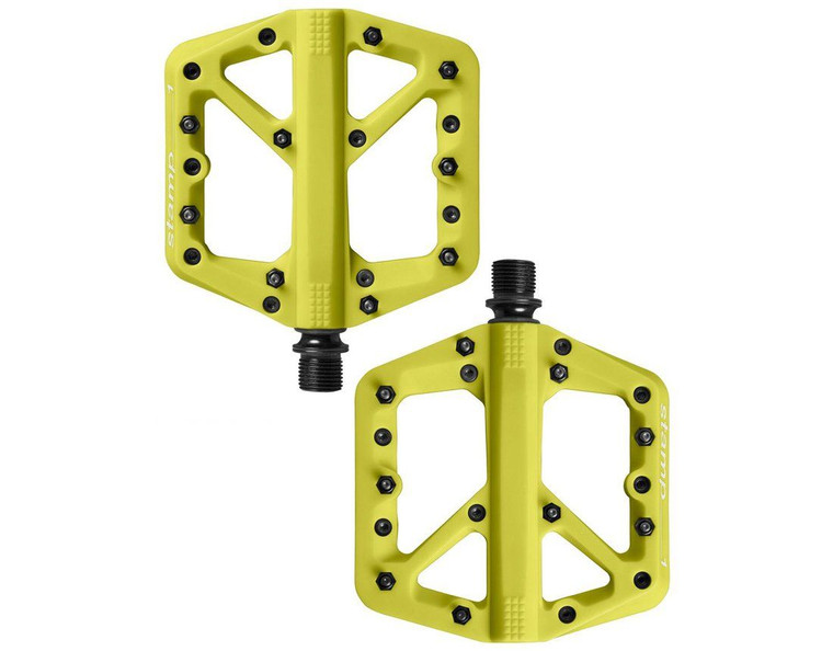 Crankbrothers Flat Pedals MTB Stamp 1 Small Citron