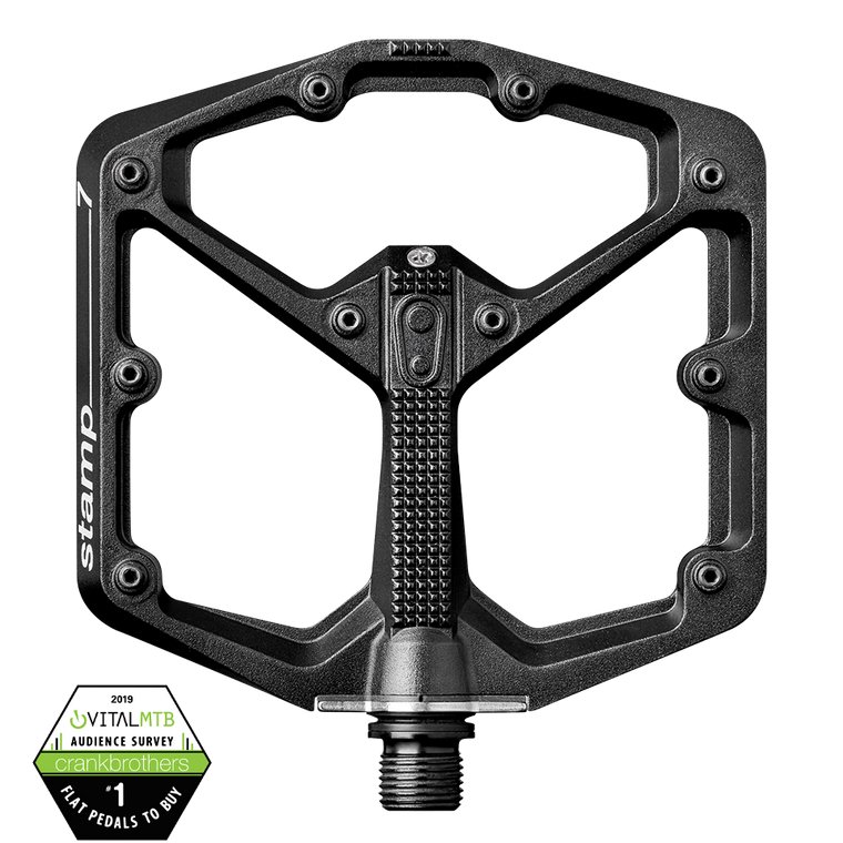 Crankbrothers Flat Pedals MTB Stamp 7 Large Black