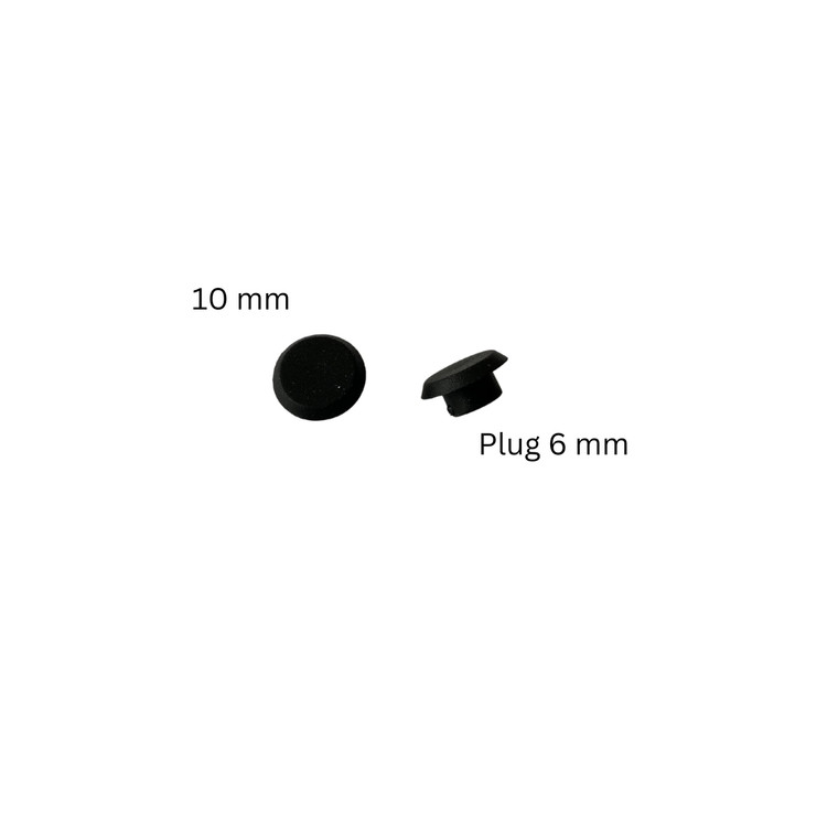 Small Parts Rubber Frame Plug 6mm Holes