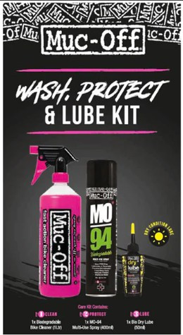 Muc-Off Clean Protect And Chain Lube Kit (Dry Chain Lube Version)