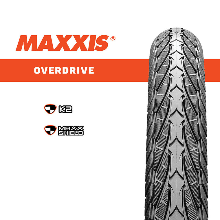 Maxxis 26 x 2.00 Overdrive Excel Reflective Wire Tyre