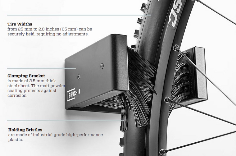 Reverse Bike Wall Rack Universal Brix-It