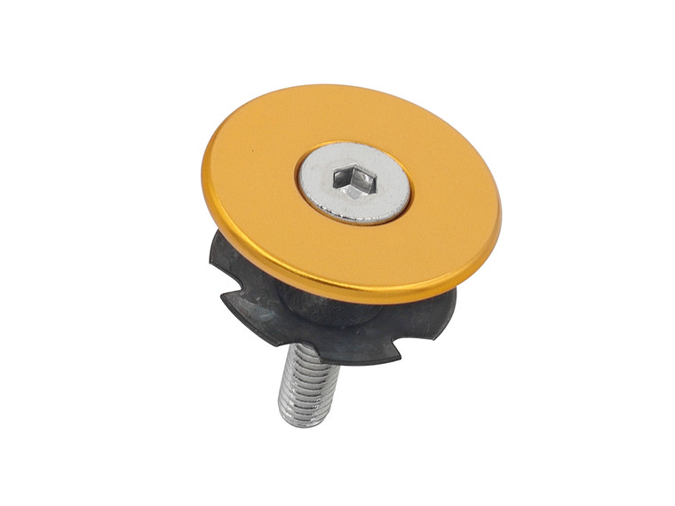 Nachman Bicycle steering top cap Anodized gold