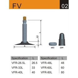 Black Cat Bike Tube Presta FV48 28/29 x 1.75/2.125