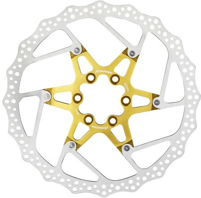 Reverse Brake Disc Rotor 180mm Gold