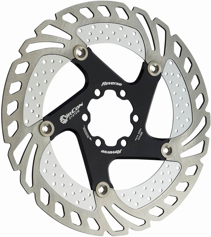 Reverse Brake Disc Rotor Bike Aircon 180mm Black