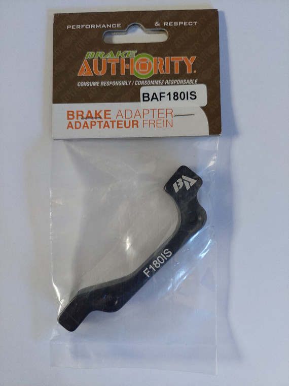 Brake Authority Brake Adaptor Front 180mm Fork IS Caliper PM