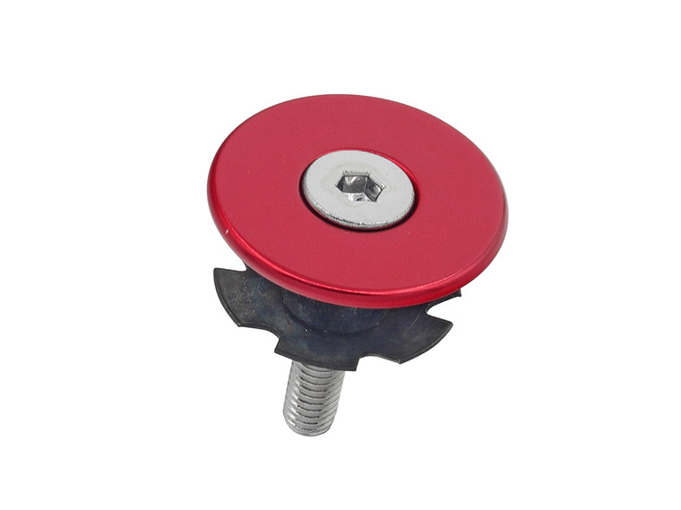 Nachman Bicycle steering top cap Anodized red