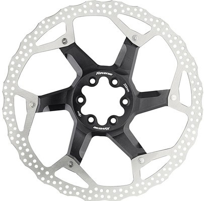 Reverse Brake Disc Rotor AL/Steel 200mm Black