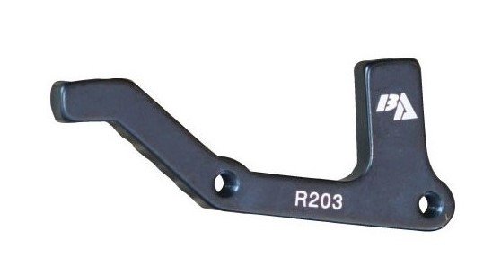 Brake Authority Brake Adaptor Rear 203mm Fork IS Caliper PM