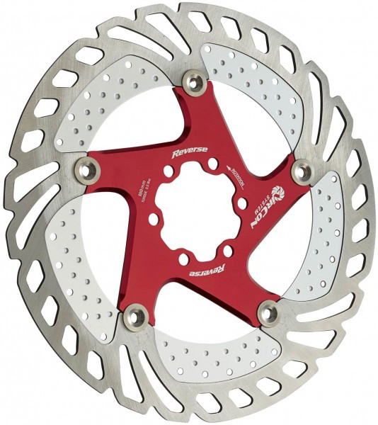 Reverse Brake Disc Rotor Aircon 180mm Red