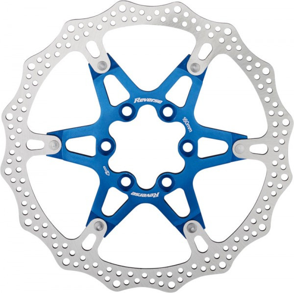 Reverse Brake Disc Rotor 160mm Blue