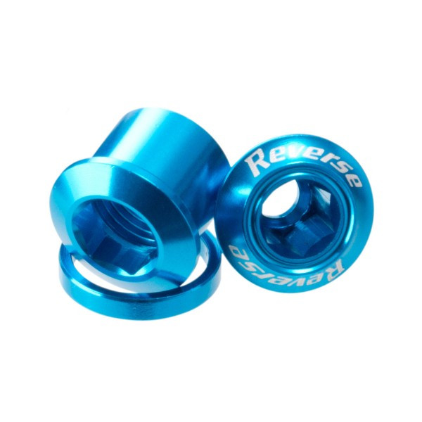 Reverse Chainring Bolt 1 pcs Bike Light Blue
