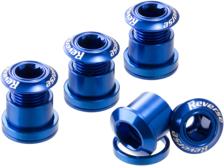 Reverse Chainring Bolt Set Bike Dark Blue