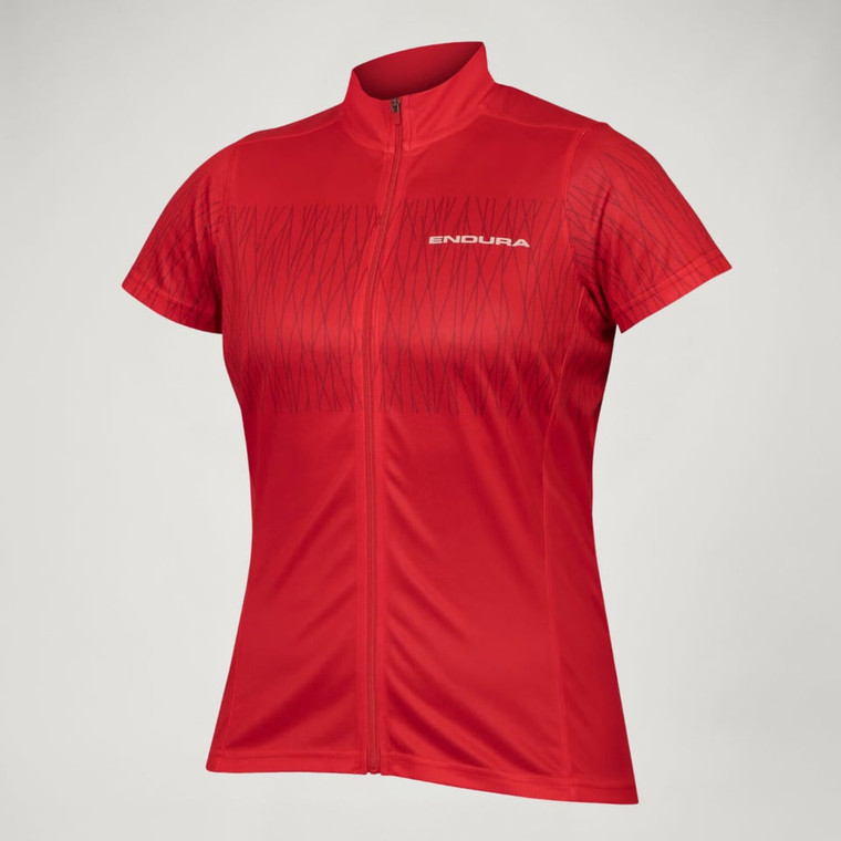 Endura Womens Hummvee Ray S/S Jersey Red Large