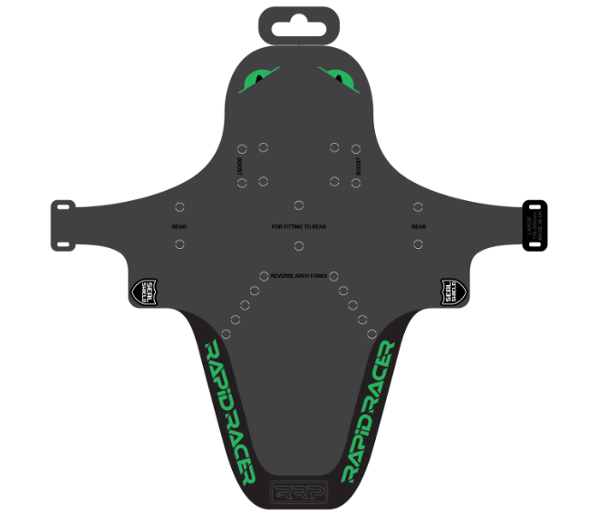 RRP Enduro Mud Guard v4.2 Large Neon Green