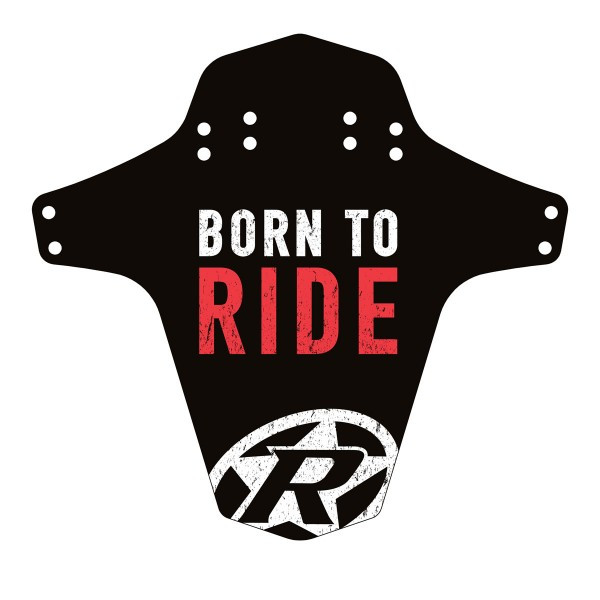 Reverse Mud guard MTB Bike Born to Ride Black Red