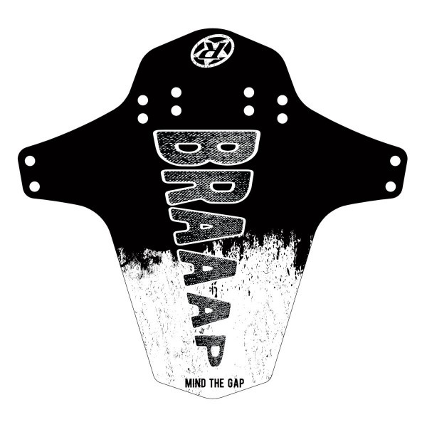 Reverse Mud guard MTB Bike Braaap Black White